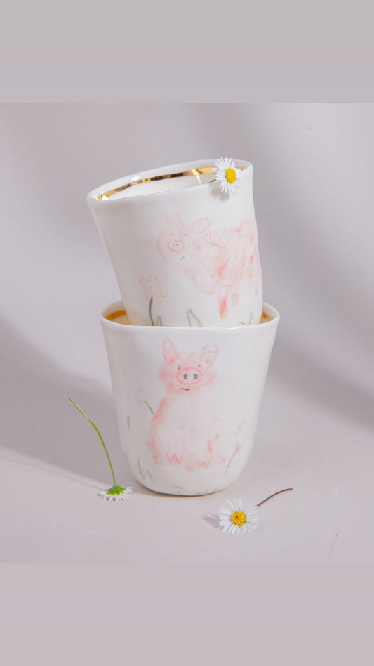 Cuchi Moreno Porcelain Cup - PREORDER